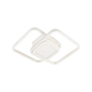 LED LED DUOFORM, 36W, geometrický design, zaoblený čtverec, bílý, horké/studené/neutrální světlo