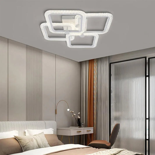 LED LED LED LED FAIDA s dálkovým ovládáním, 2,4 GHz, 120W, akryl, bílá