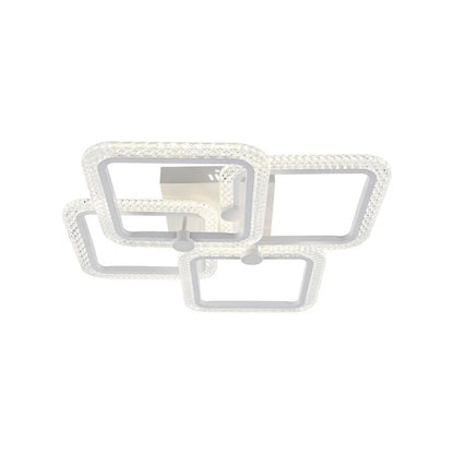 LED LED LED LED FAIDA s dálkovým ovládáním, 2,4 GHz, 120W, akryl, bílá