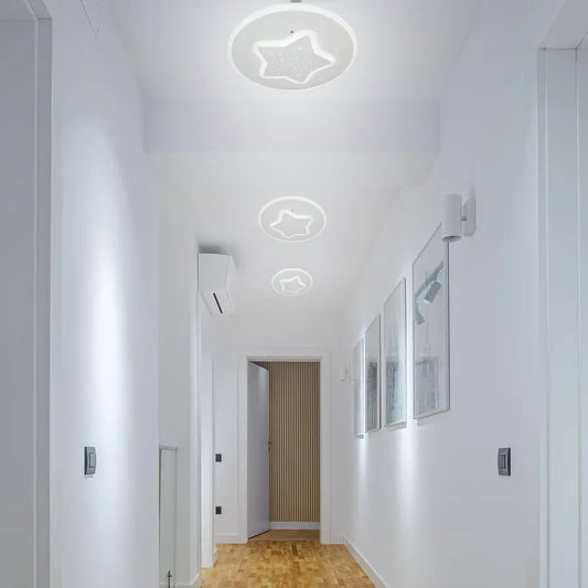 HEATH STEA LED lustr, 30W, Průměr 20cm, Neutrální světlo, Bílá
