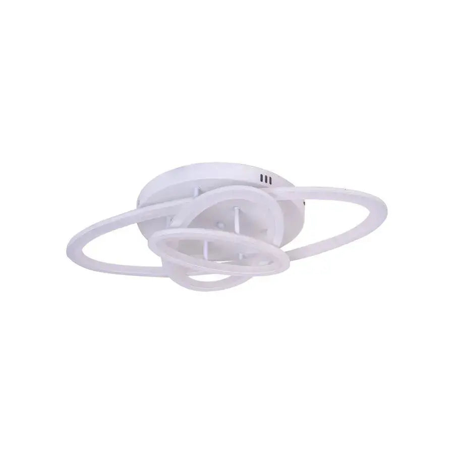 LED CHANDIER s gentianským dálkovým ovládáním, 75W, 3 elipsy, chladné/horké/neutrální světlo, nestabilní, bílé