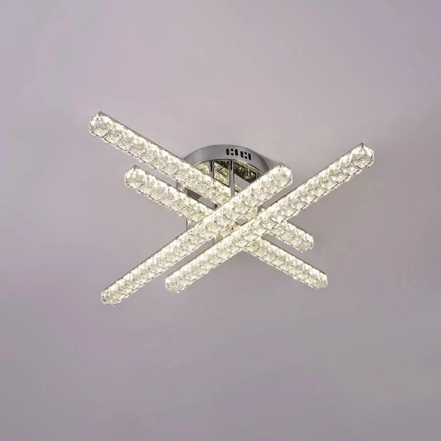LED LED JULITTA s dálkovým ovládáním, 112W, stříbro