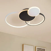 LED LED LED LIBRA LUST s dálkovým ovládáním, 120W, bílá s černou, akrylovou, Daisy