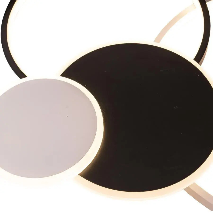 LED LED LED LIBRA LUST s dálkovým ovládáním, 120W, bílá s černou, akrylovou, Daisy