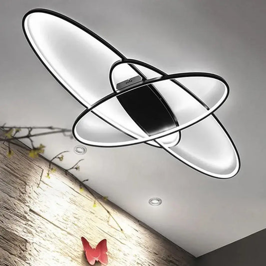 LED LED Orbit LED s dálkovým ovládáním, 140W, studené/horké/neutrální světlo, nestabilní, černá