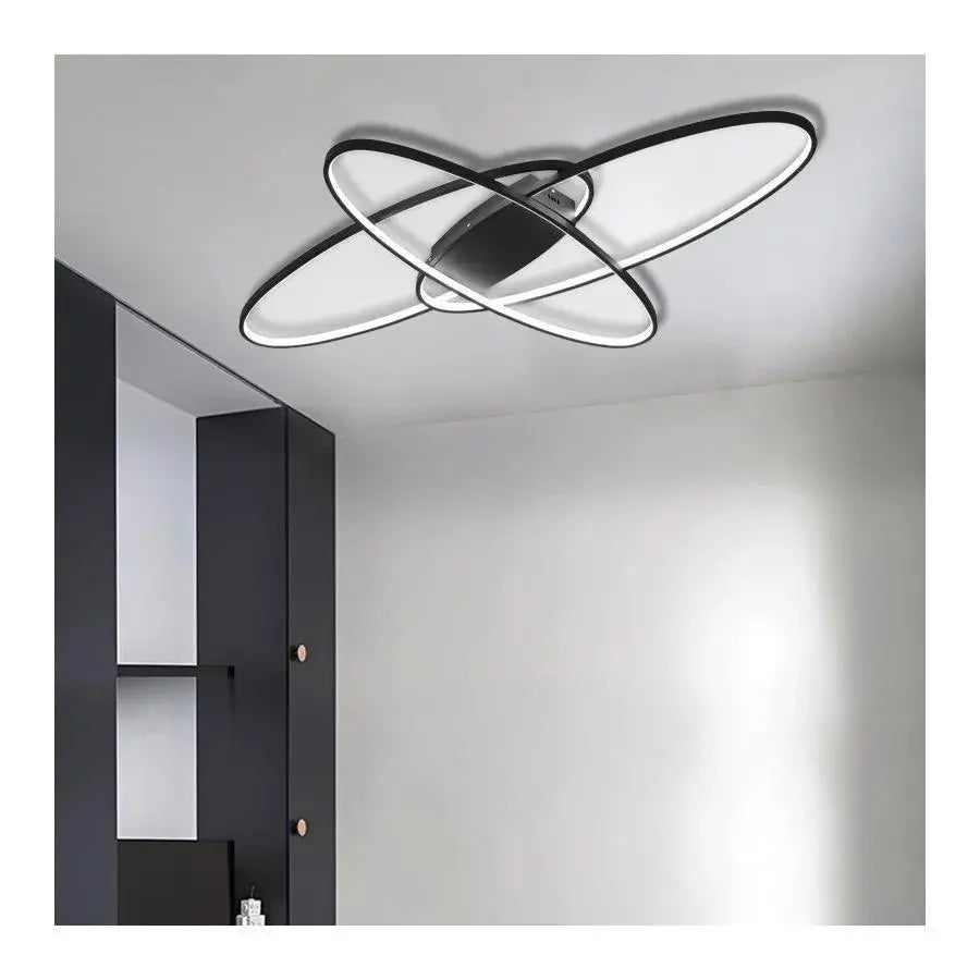 LED LED Orbit LED s dálkovým ovládáním, 140W, studené/horké/neutrální světlo, nestabilní, černá
