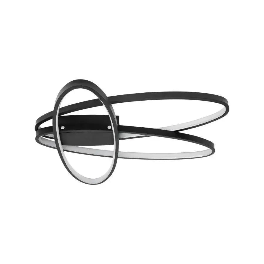 LED LED Orbit LED s dálkovým ovládáním, 140W, studené/horké/neutrální světlo, nestabilní, černá