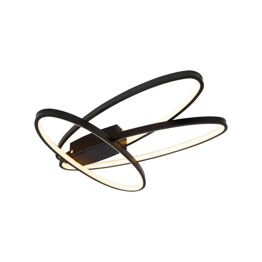 LED LED Orbit LED s dálkovým ovládáním, 140W, studené/horké/neutrální světlo, nestabilní, černá