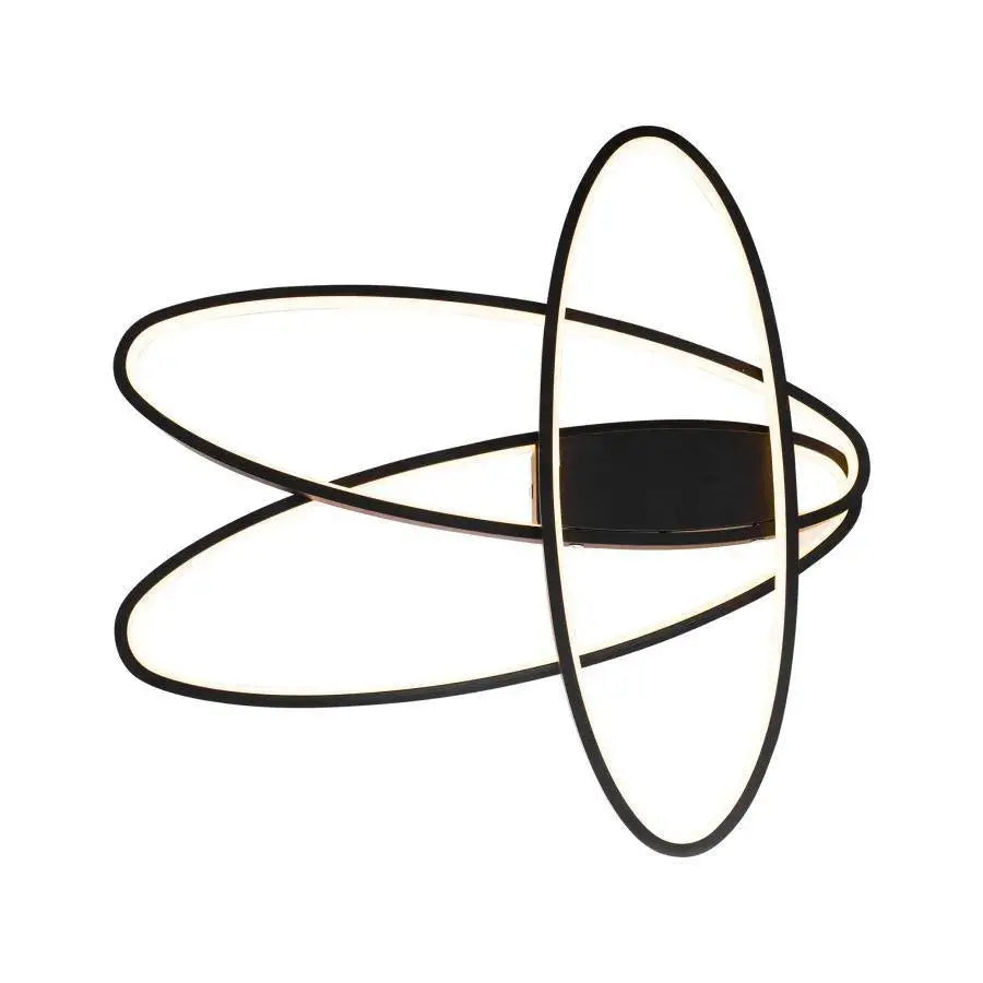 LED LED Orbit LED s dálkovým ovládáním, 140W, studené/horké/neutrální světlo, nestabilní, černá