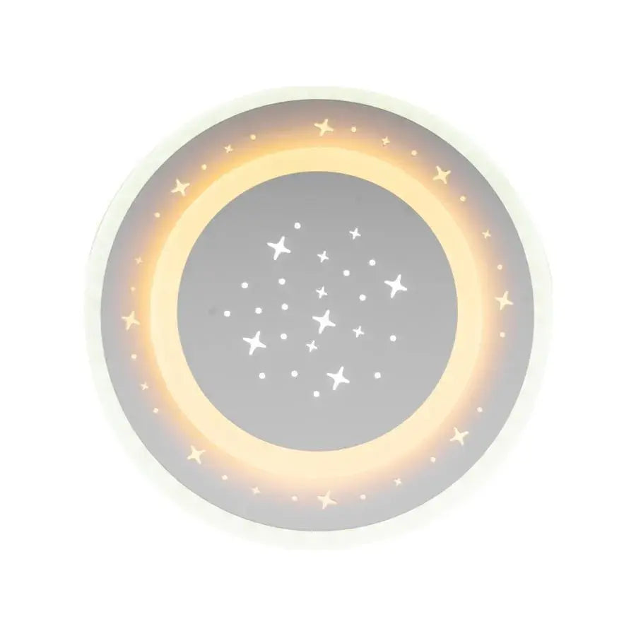 Velký 30w bílý LED lustr
