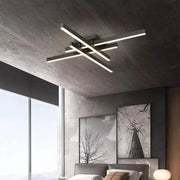 LED LED Masha s 80W dálkovým ovládáním, akrylem a kovem, černou