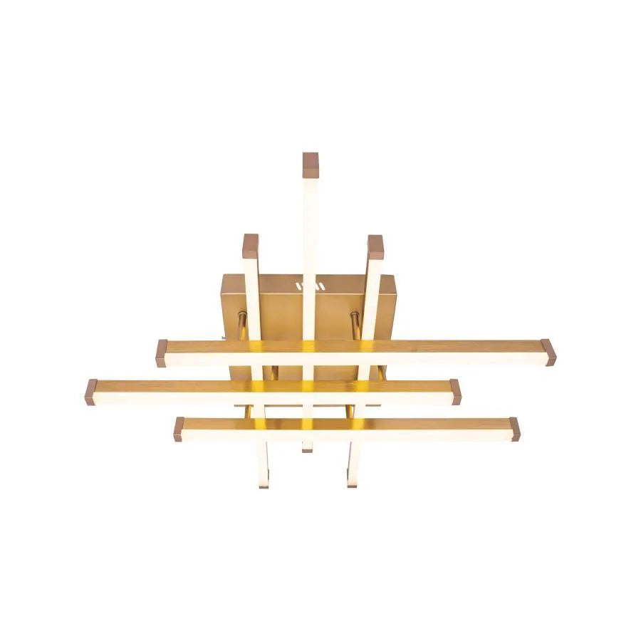 LED LED matrice LED s dálkovým ovládáním, 120 W, Dimable, Acryl, Golden