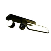 MEISSUN LED lustr 44W, lineární, studené/teplé/neutrální světlo, černý