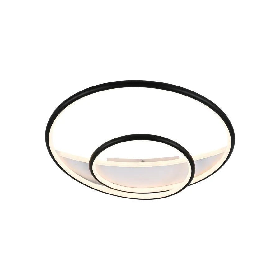 LED LED LED Rachel Lup s dálkovým ovládáním, 120W, akrylovým a kovovým, bílým a černým