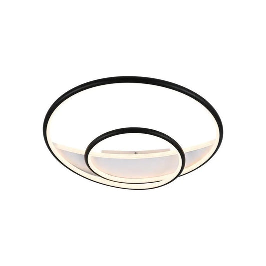 LED LED LED Rachel Lup s dálkovým ovládáním, 120W, akrylovým a kovovým, bílým a černým