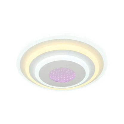 Lulus LED 3D Nivara Rotonda, průměr 30 cm, 20 W RGB, bílá, chlad/horké/neutrální světlo