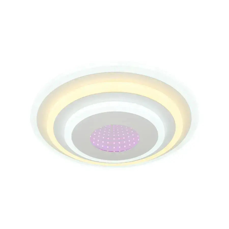 Lulus LED 3D Nivara Rotonda, průměr 30 cm, 20 W RGB, bílá, chlad/horké/neutrální světlo