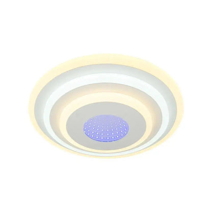 Lulus LED 3D Nivara Rotonda, průměr 30 cm, 20 W RGB, bílá, chlad/horké/neutrální světlo