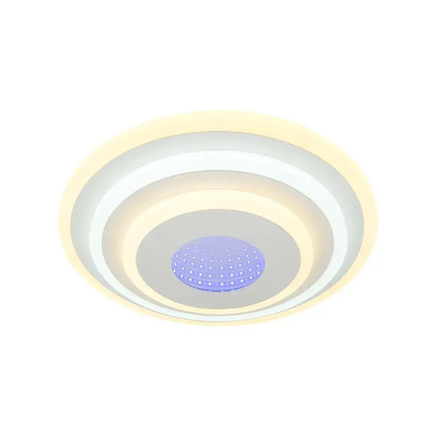 Lulus LED 3D Nivara Rotonda, průměr 30 cm, 20 W RGB, bílá, chlad/horké/neutrální světlo
