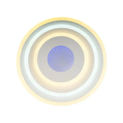 Lulus LED 3D Nivara Rotonda, průměr 30 cm, 20 W RGB, bílá, chlad/horké/neutrální světlo