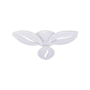 LED lustr s dálkovým ovládáním orchidejí, 39W, 3 okvětní lístky, chladné/horké/neutrální světlo, nestabilní, bílé