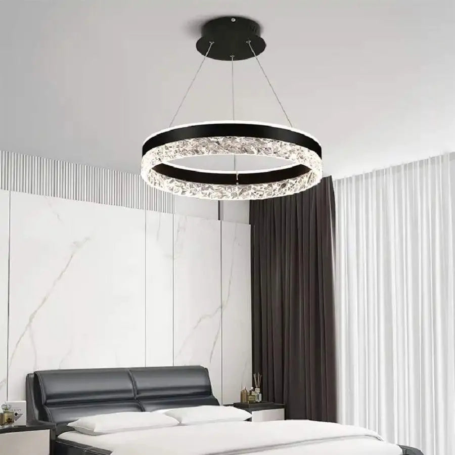 LED chtíč s dálkovým ovládáním 124W černá