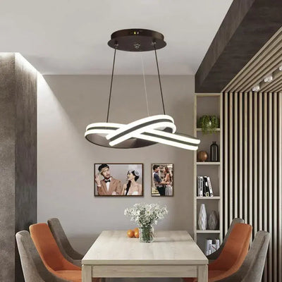 LED chtíč zavěšená dálkovým ovládáním smyčky Infinity, 120W, nastavitelnou výškou, chlad/horké/neutrální světlo, nestabilní, černé