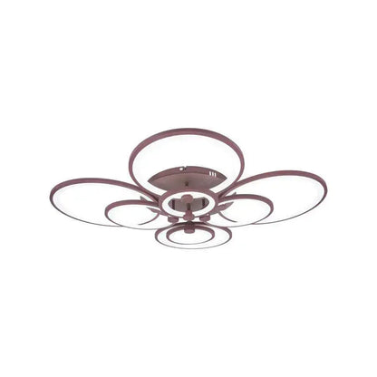 LED LED 200 W Betty Brown - 8 kruhů, nepoznatelné, chladné/horké/neutrální světlo