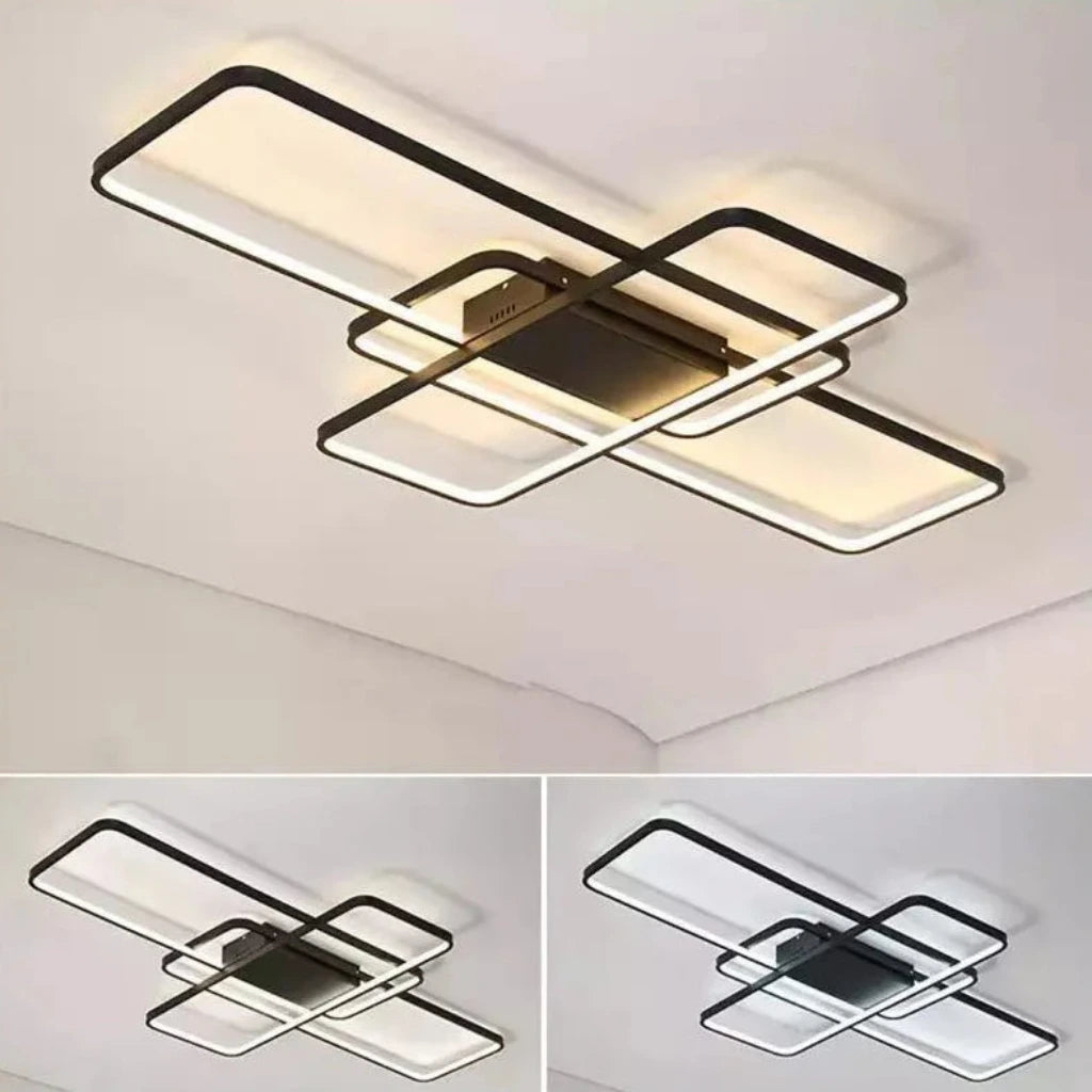 LED LULUS s přemoženou osou 96 W Dimable Black
