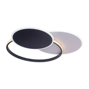LED CHANDIER s MENSA dálkovým ovládáním, 144W, bílá s černou, akrylovou, Daisy