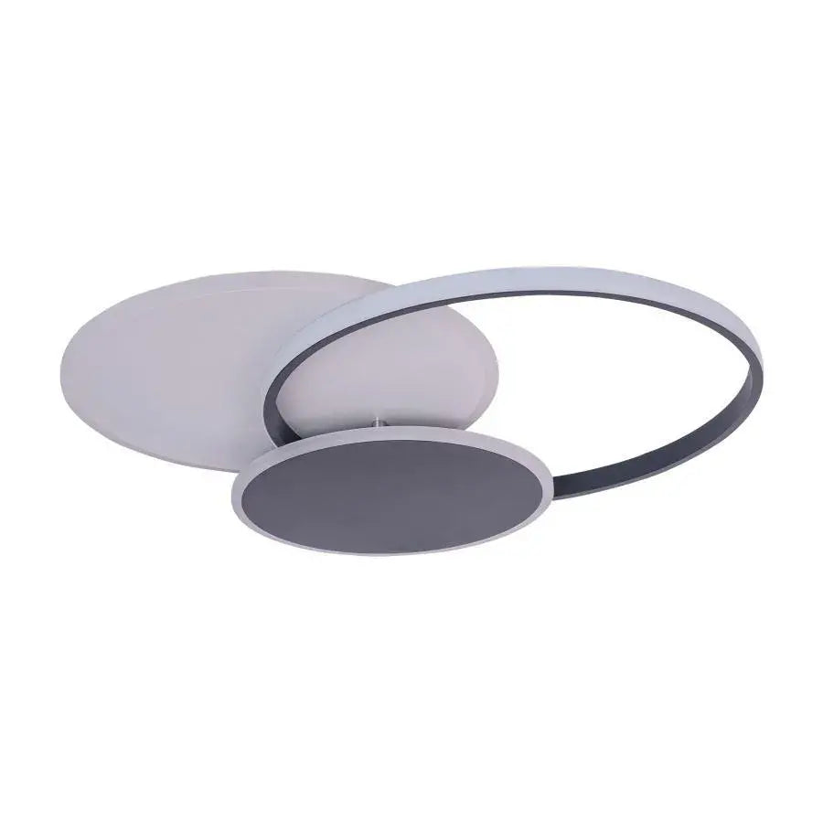 LED CHANDIER s MENSA dálkovým ovládáním, 144W, bílá s černou, akrylovou, Daisy