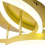 LED chtíč s dálkovým ovládáním Orion, 200 W, Dimable, Gold, Acryl
