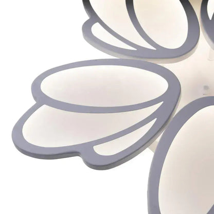 LED CHANDIER s dálkovým ovládáním tulipánu, 73W, 5 okvětních lístků, studené/horké/neutrální světlo, nestabilní, bílé