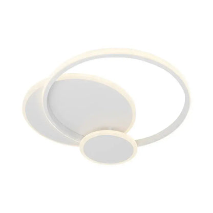 LED CHANDIER se Silvian dálkovým ovládáním se 3 kruhy 58W Cold/Hot/White Neutral White