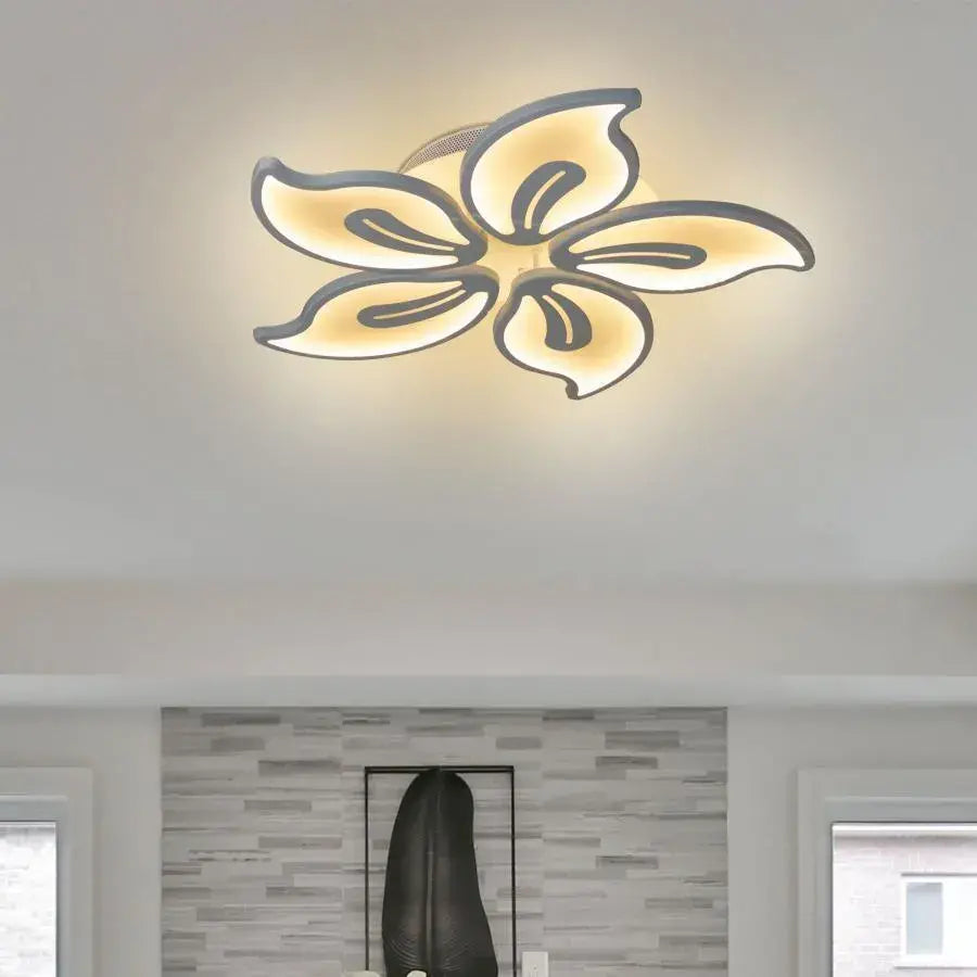 LED LULUS s Melecomandou Jasmine 73W 5 Okvětní lístky studené/teplé/teplé neutrální bílé
