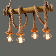 Nidia 4x E27 Bamboo a Brown