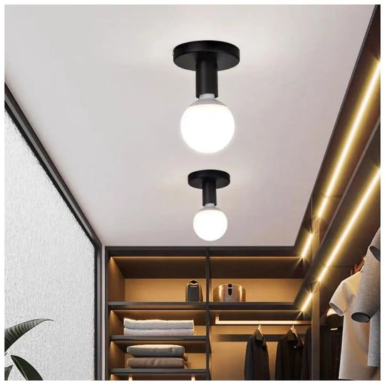 MODERNISTICKÝ Lustr Mono 1x E27, Černý, Moderní Design Luster Průmyslový Výchozí název Alessandro Design