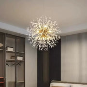 Schönbrunn Crystal Chandelier, 9x G9, průměr 49 cm, lesklé zlato, luxusní osvětlení