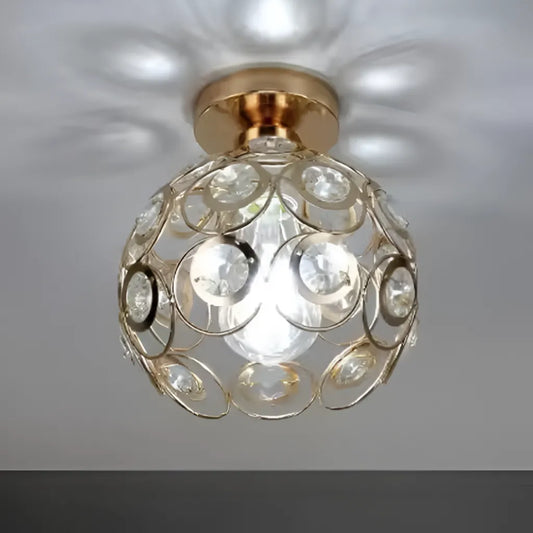 Rossi Crystal Chandier, 1*E27, kov, zlato