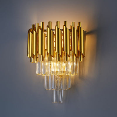 VERSAILLES Piccolo Crystal Lustr Light, 2xE14, Gold