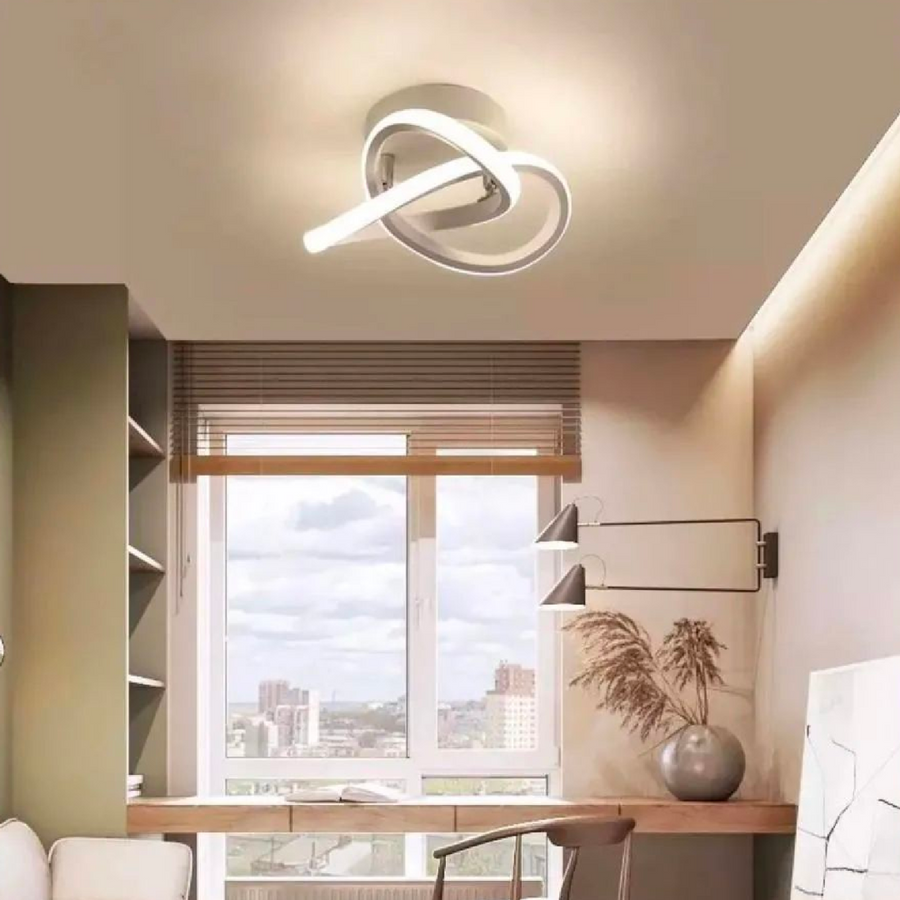 LED LED Vertex Infinitum, 42W, 2 kruhy, studené/horké/neutrální světlo, bílá