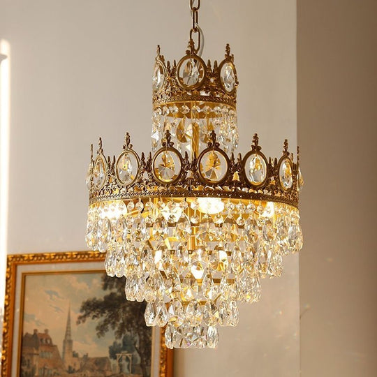 Křišťálový lustr REGALITE Petito, 8XE14, Průměr 45 cm, Lesklý zlatý, Nastavitelná výška Křišťálové lustry Výchozí název Alessandro Design