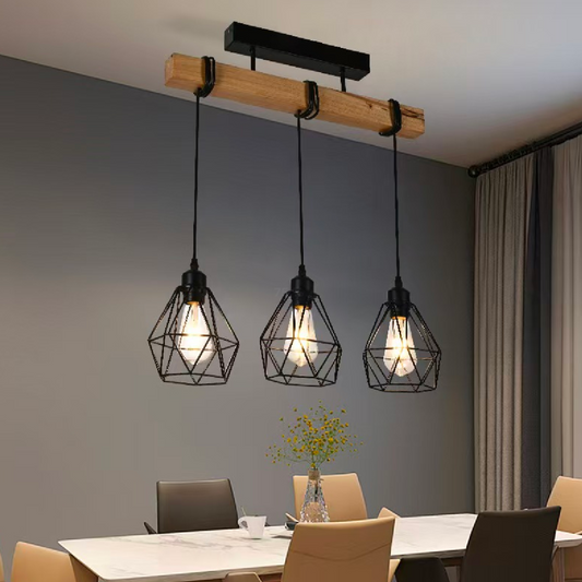 Lustle Marcellus 3x E27 Black Brown