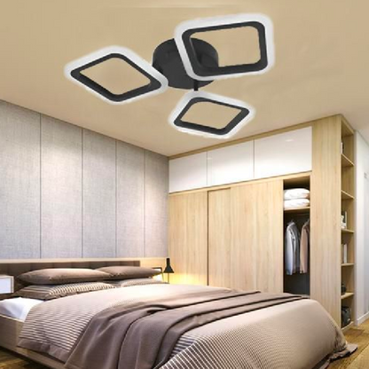 LED LED Pulsaris, 32W, akryl, černá, 4000K, IP.20
