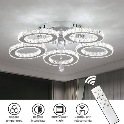 LED chtíč s dálkovým ovládáním a Crystal Anubis 61W