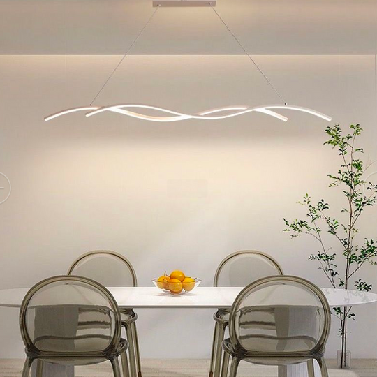 LED lustr s dálkovým ovládáním VEYRA, 27W, studené/teplé/neutrální světlo, stmívatelné, bílý LED lustr s dálkovým ovládáním Výchozí název Alessandro Design