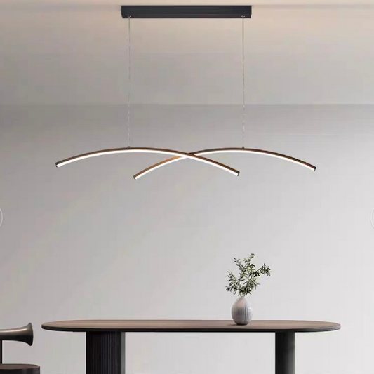 LED CHANDIER s dálkovým ovládáním Gildis, 30W, studené/horké/neutrální světlo, nelash, černá