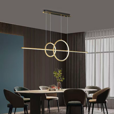 LED chtíč s dálkovým ovládáním Cassandra, 42W, Dimable, Golden