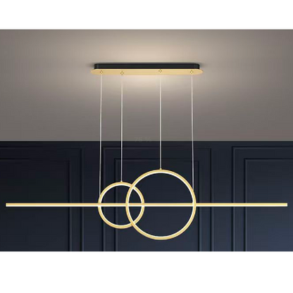 LED chtíč s dálkovým ovládáním Cassandra, 42W, Dimable, Golden