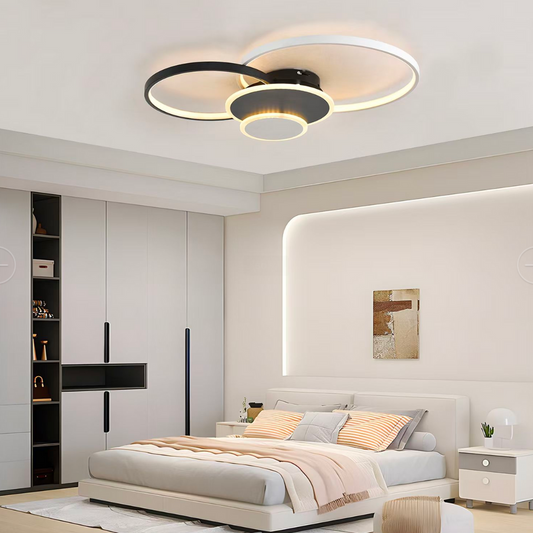 LED LED LED LIBRA LUST s dálkovým ovládáním, 120W, bílá s černou, akrylovou, Daisy